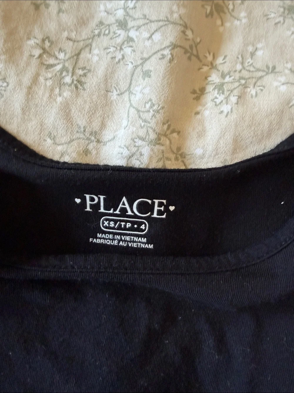 The Children's Place Black Short-Sleeve Fit & Flare Dress